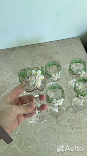 Рюмки СССР богемия