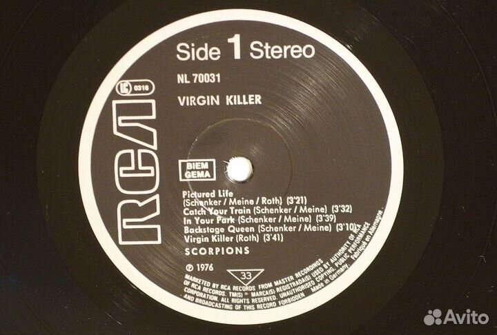 Виниловая пластинка Scorpions – Virgin Killer
