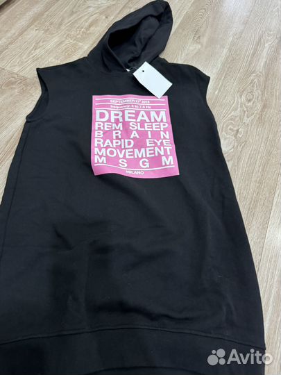Платье толстовка msgm