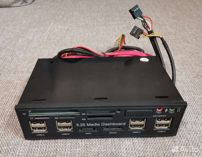 Картридер внутренний + usb-хаб