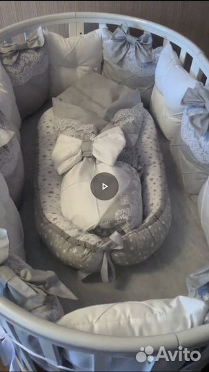 Бортики в детскую кроватку и одеяло на выписку