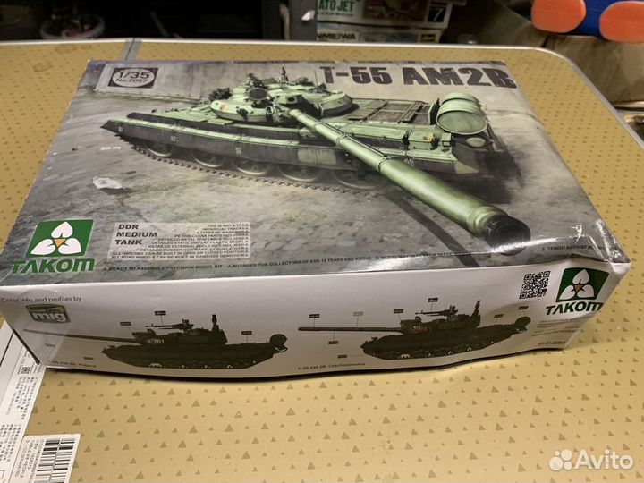 Сборная модель танка 1:35 T55AM2B