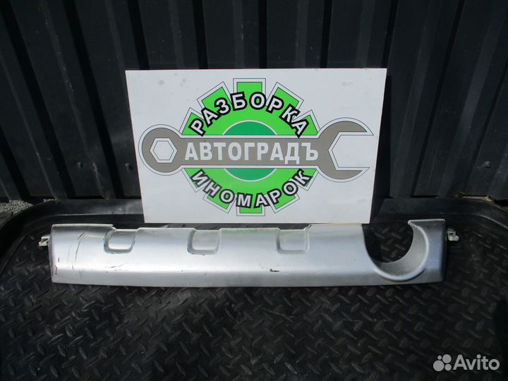 Накладка заднего бампера Renault Sandero Stepway