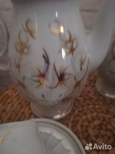 Сервиз кофейный перламутровый 