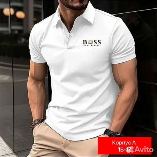 Футболка поло Hugo boss