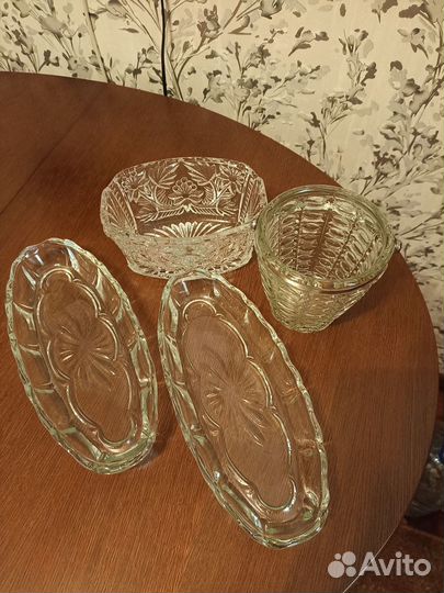 Хрусталь СССР, салатницы, конфетницы