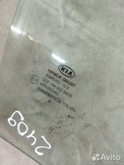 Стекло двери переднее правое Kia Сeed ED 1.4 2008