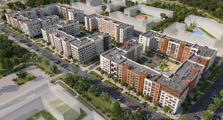 1-к. квартира, 35,8 м², 6/7 эт.