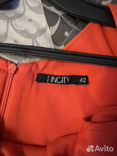 Платье красное Incity размер 42