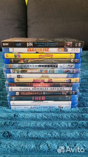 Лицензионные фильмы и мультики Blu-ray и DVD