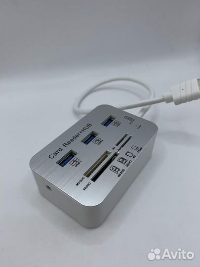 Хаб USB 3.0 + карт ридер