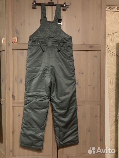 Штаны новые /полукомбез/зим.муж46-2+подстёжка