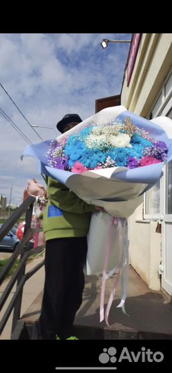 Букет гигант из хризантемы доставка