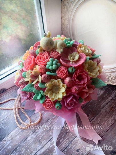 Букет из шоколадных цветов