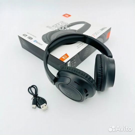 JBL Tune 1100 чёрные/бежевые