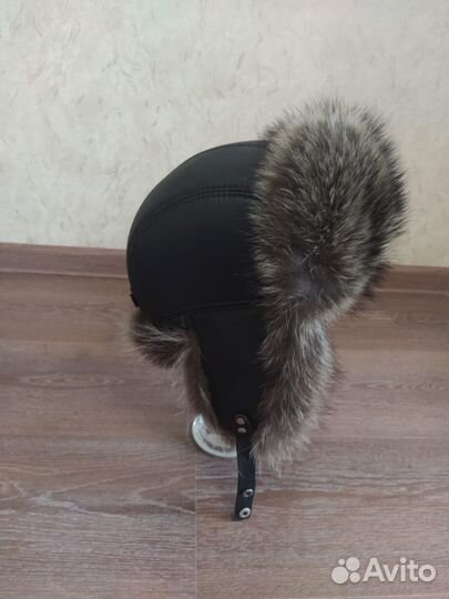 Мужская зимняя шапка ушанка меховая