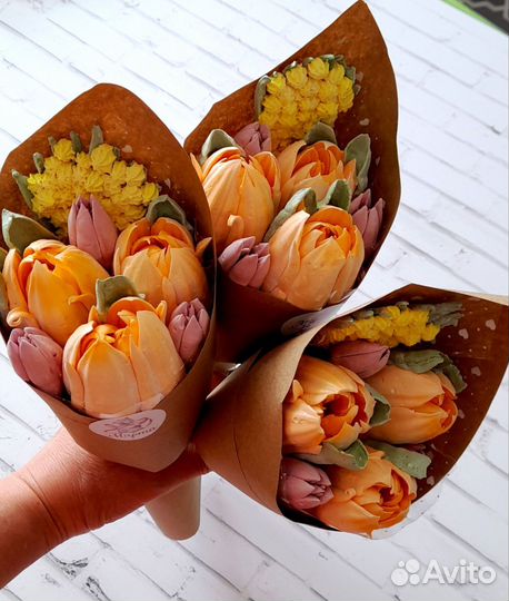 Букеты из зефира