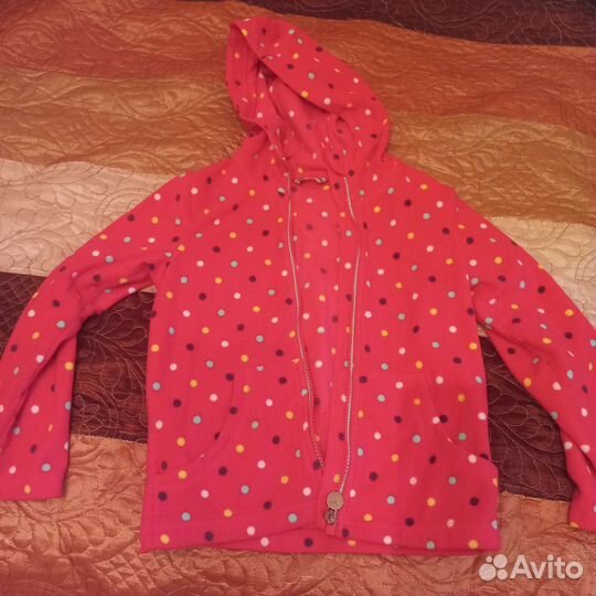 Флисовая толстовка на девочку