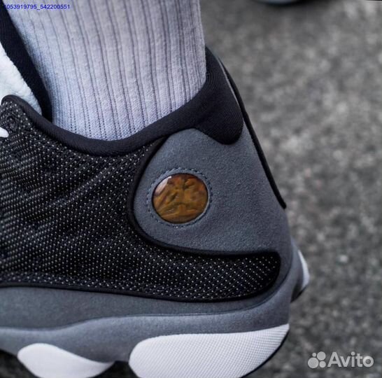 Кроссовки nike air jordan 13 серые