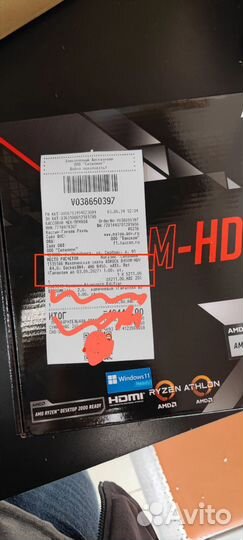 Материнская плата asrock B450 HDV R4.0 Новая