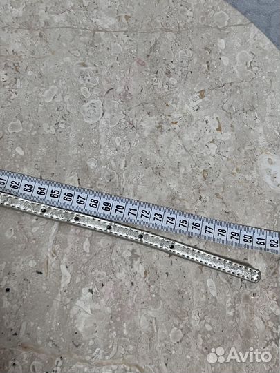 Женский металлический ремень змейка золотистого цв