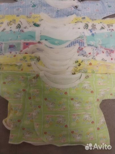 Детские вещи пакетом от 0 до года