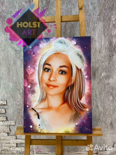 Портрет на холсте по фото