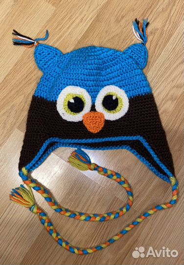 Шапка Сова новая ручная работа