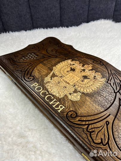 Нарды резные ручной работы из ореха 