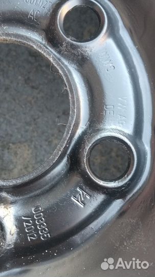 Оригинальные диски volkswagen 6Q0601027 R14 5*100