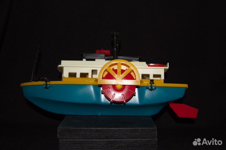 Пароход Paddle steamer игрушка гдр