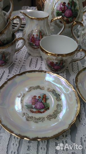 Фарфор сервиз кофейный, Япония, СССР, винтажной