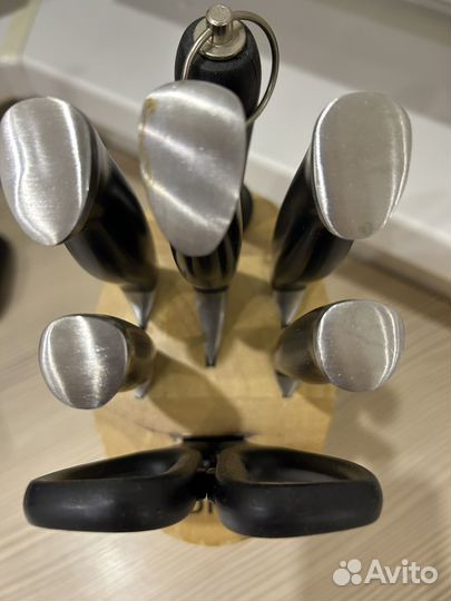 Набор кухонных ножей Koning с подставкой бу