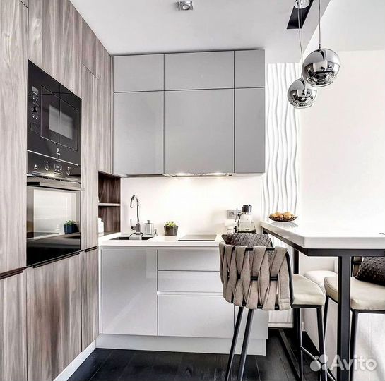 Современная кухня на заказ мдф фасады