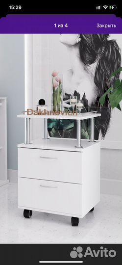 Тележка косметологическая с ящиками