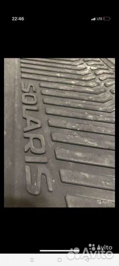 Автомобильные коврики hyundai solaris