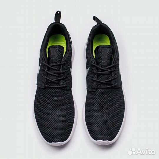 Кроссовки Nike Roshe Run Black / White Wmns