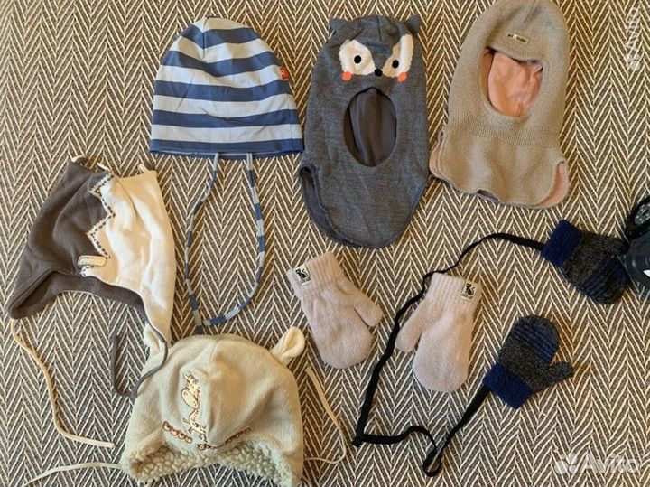 Шапки демисезон зима 1-2 года