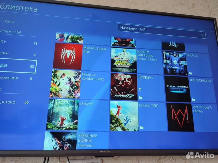 Sony PS4 slim 1TB 2 джойстика и много игр