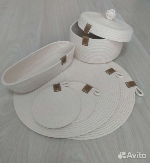 Набор сервировочный. Ручная работа