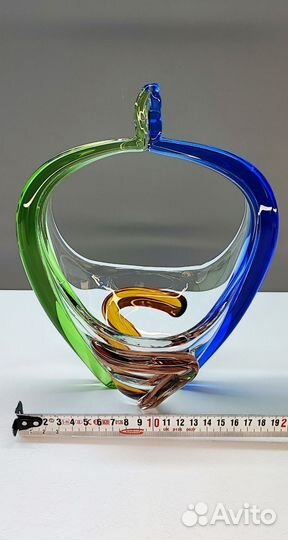 Ваза цветное стекло