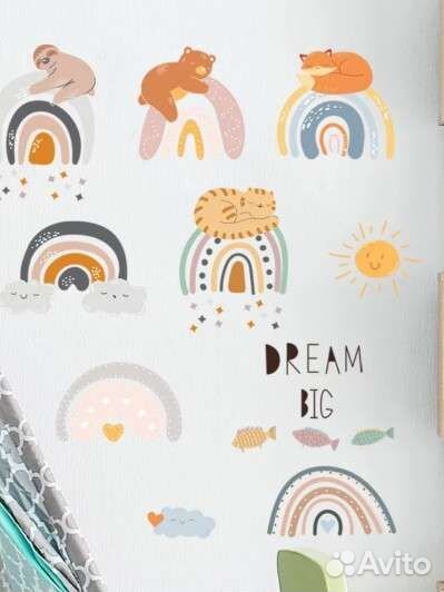 Наклейка на стену интерьерная