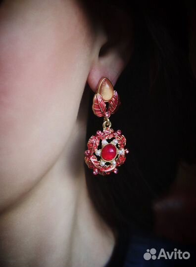 Серьги новые в винтажном стиле