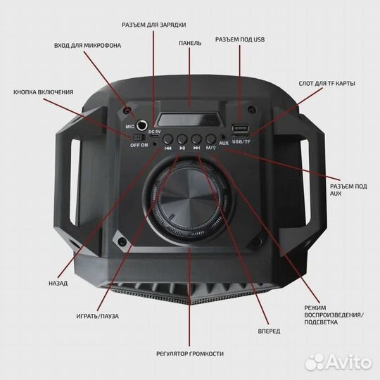 Колонка BT Speaker ZQS-1819 (Новая)