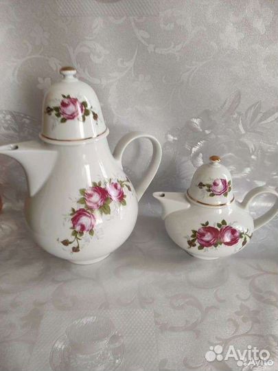 Чайник заварочный СССР, кружки, сахарницы