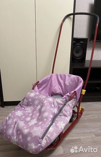 Коляска санки