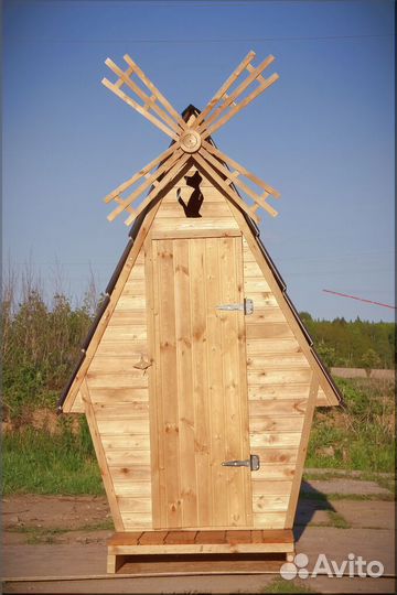 Уличный туалет с установкой SKU003