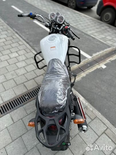 Мопед stingray черно белый