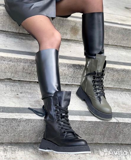Сапоги демисезонные женские