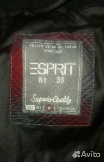 Пуховик мужской от Esprit 46-48 размер